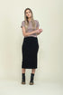 Erin-Luxe Fleece Midi Skirt